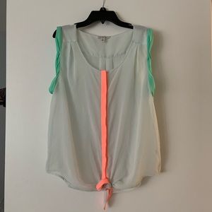 American eagle chiffon tank
